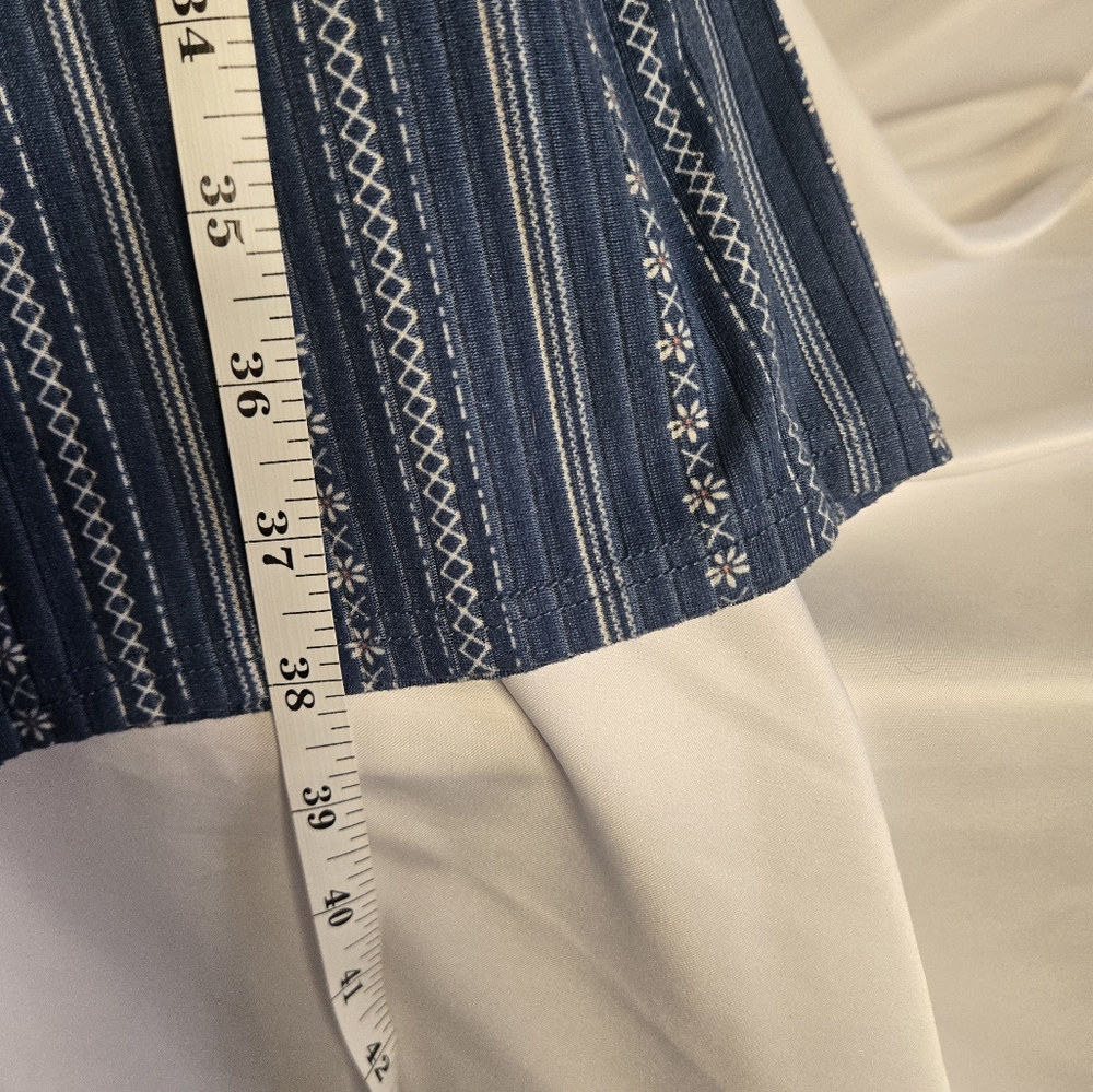 Jenna & Jessie Girls Blue Striped Capri Romper Size 8 – - Picture 2 of 7